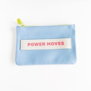 🌈❤️ 2/$8 or 3/$10 - NWOT Ipsy “Power Moves” makeup bag - blue pink yellow